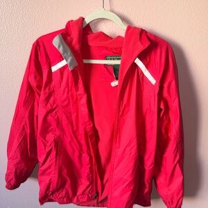 L.L. Bean Vibrant hot pink Raincoat